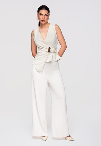 Ombre Blouse in Beige