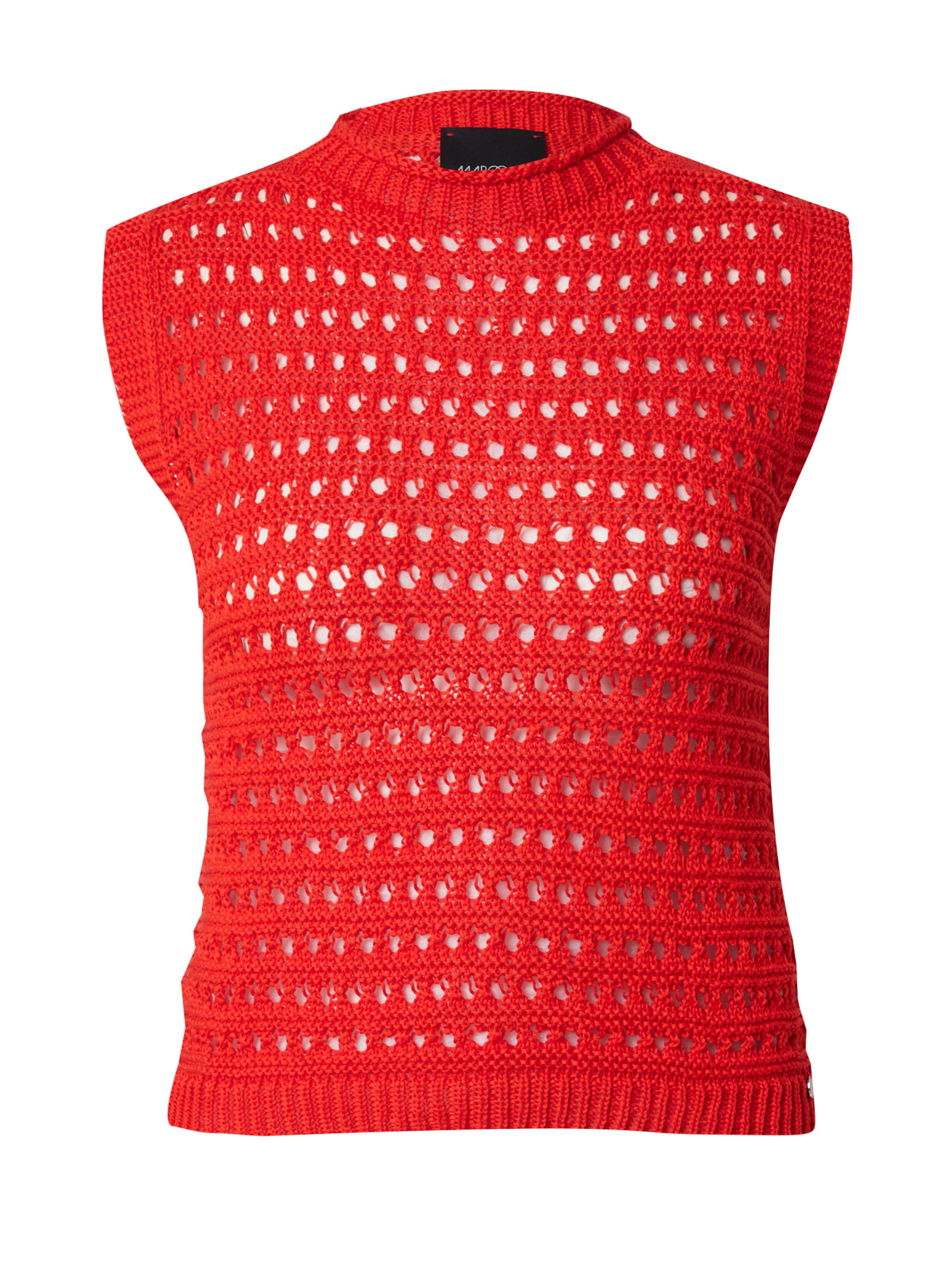 Marc Cain Плетен топ в червено: отпред