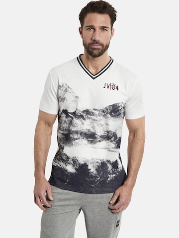 Jan Vanderstorm Shirt ' Jadon ' in Wit: voorkant