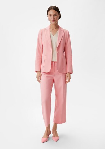 COMMA Wide leg Pleated Pants in Pink