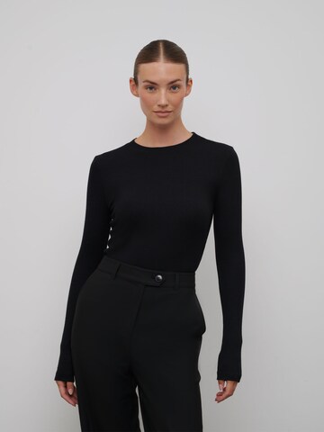 RÆRE by Lorena Rae Shirt bodysuit 'Joline' in Black: front