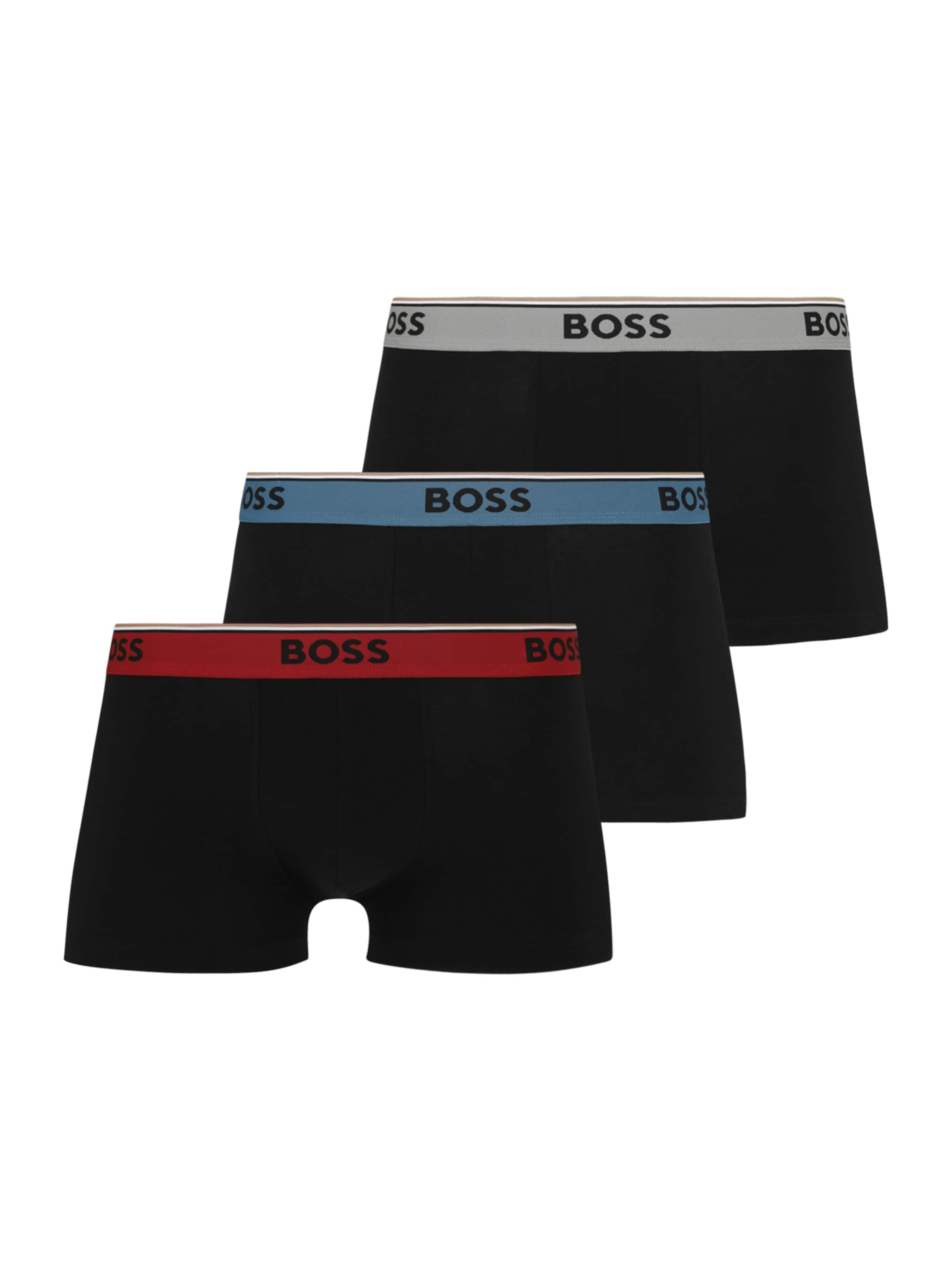 Boxers 'Power' BOSS en noir : devant