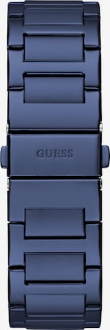 GUESS Analoog horloge 'INTEGRITY' in Blauw