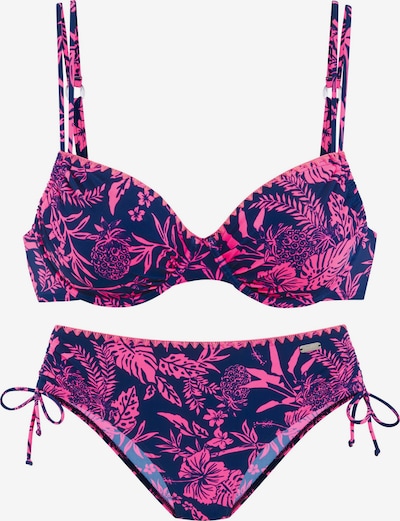 VENICE BEACH Bikini en XS-S/C en marino / rosa claro, Vista del producto