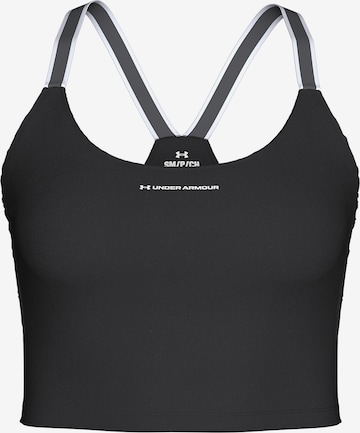 UNDER ARMOUR Sporttop 'Motion' in Zwart: voorkant