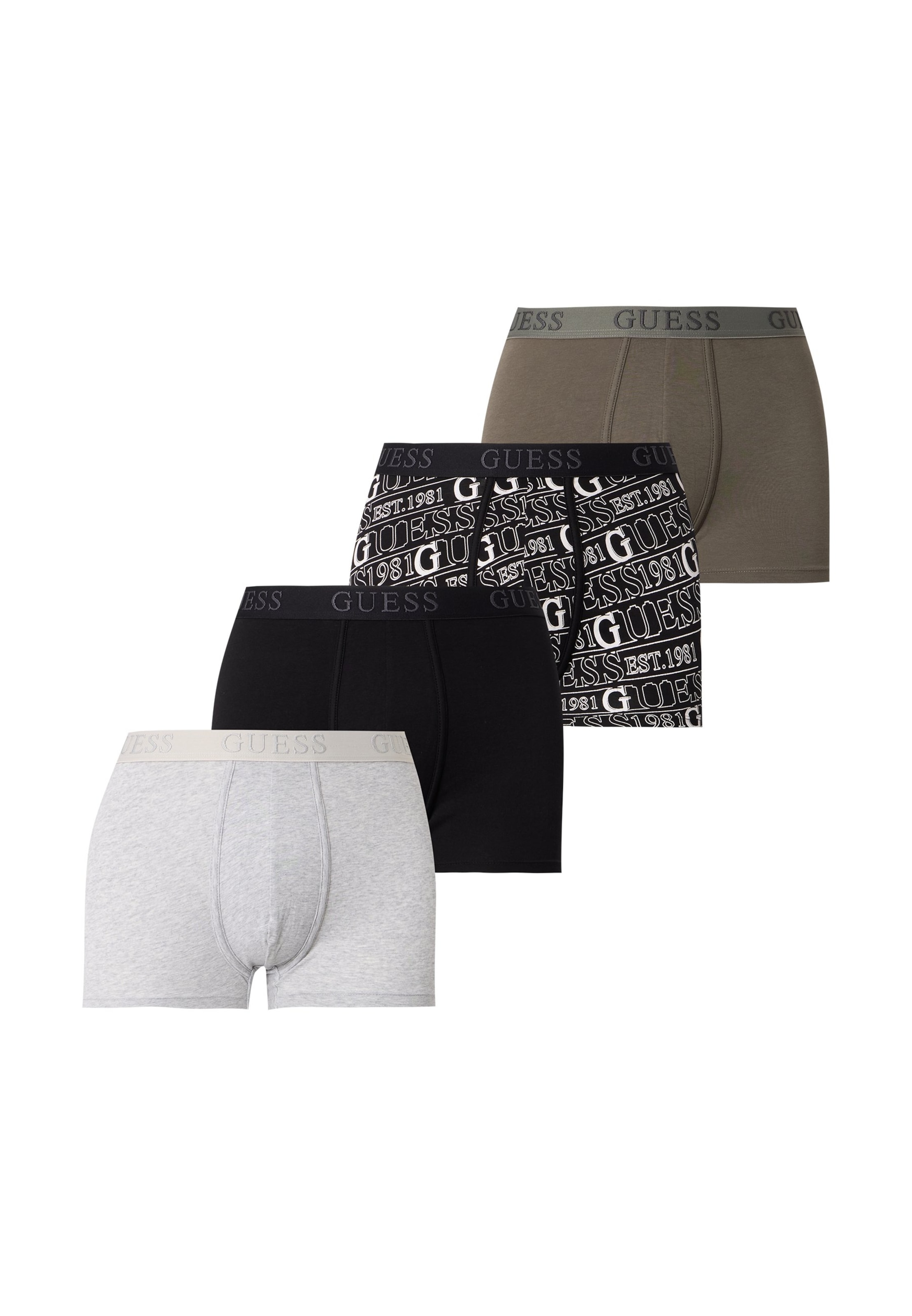 GUESS - Calzoncillo boxer en gris: frente
