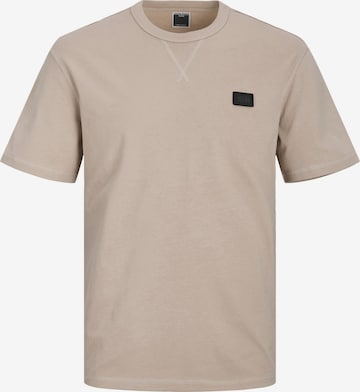 JACK & JONES Shirt in Beige: front