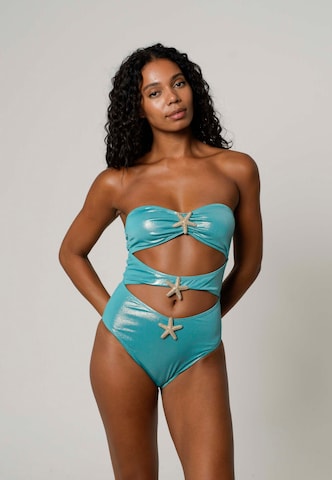 Moda Minx Badeanzug 'Starfish' in Blau
