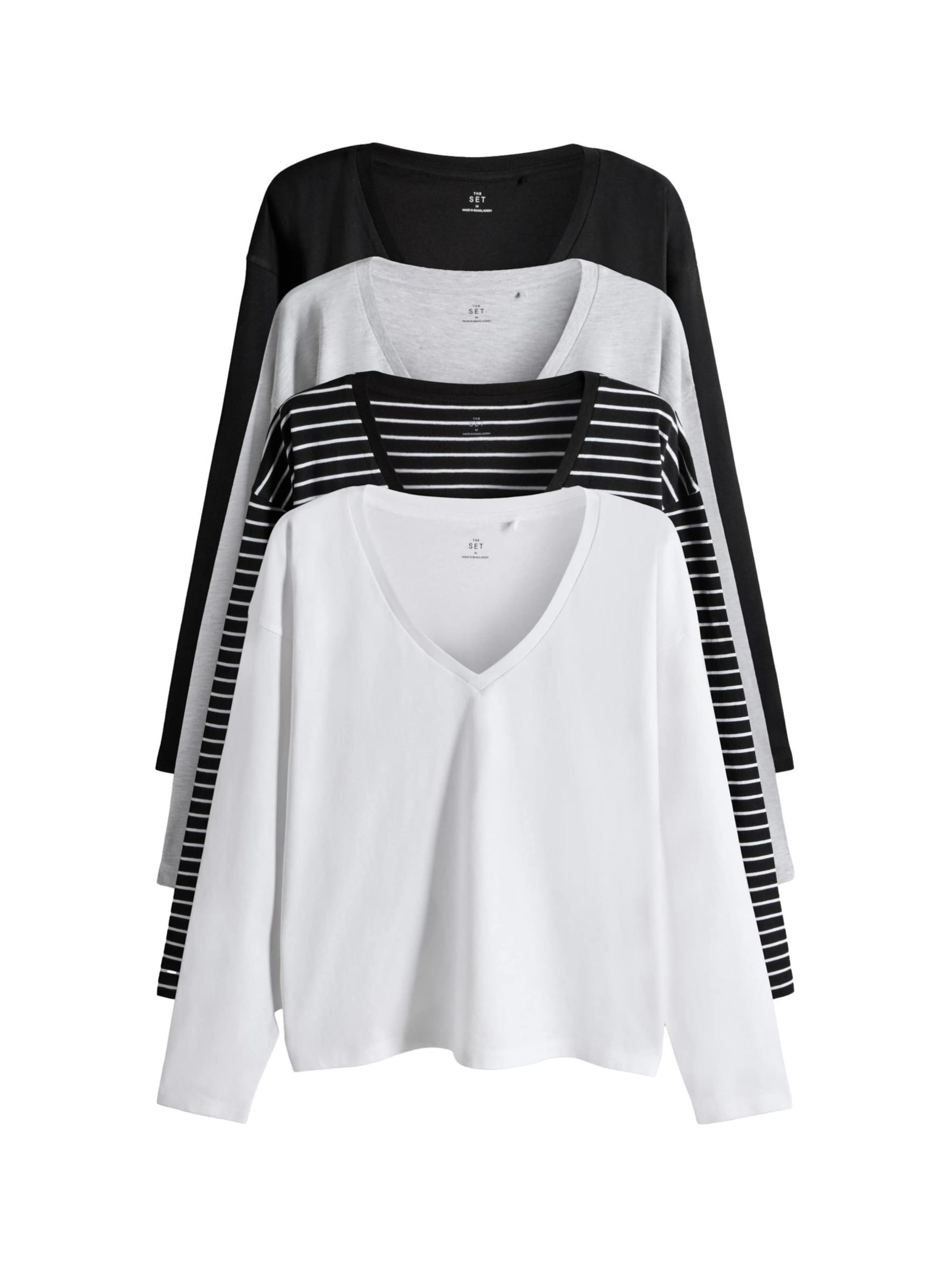 The Set Тениска в сиво: отпред