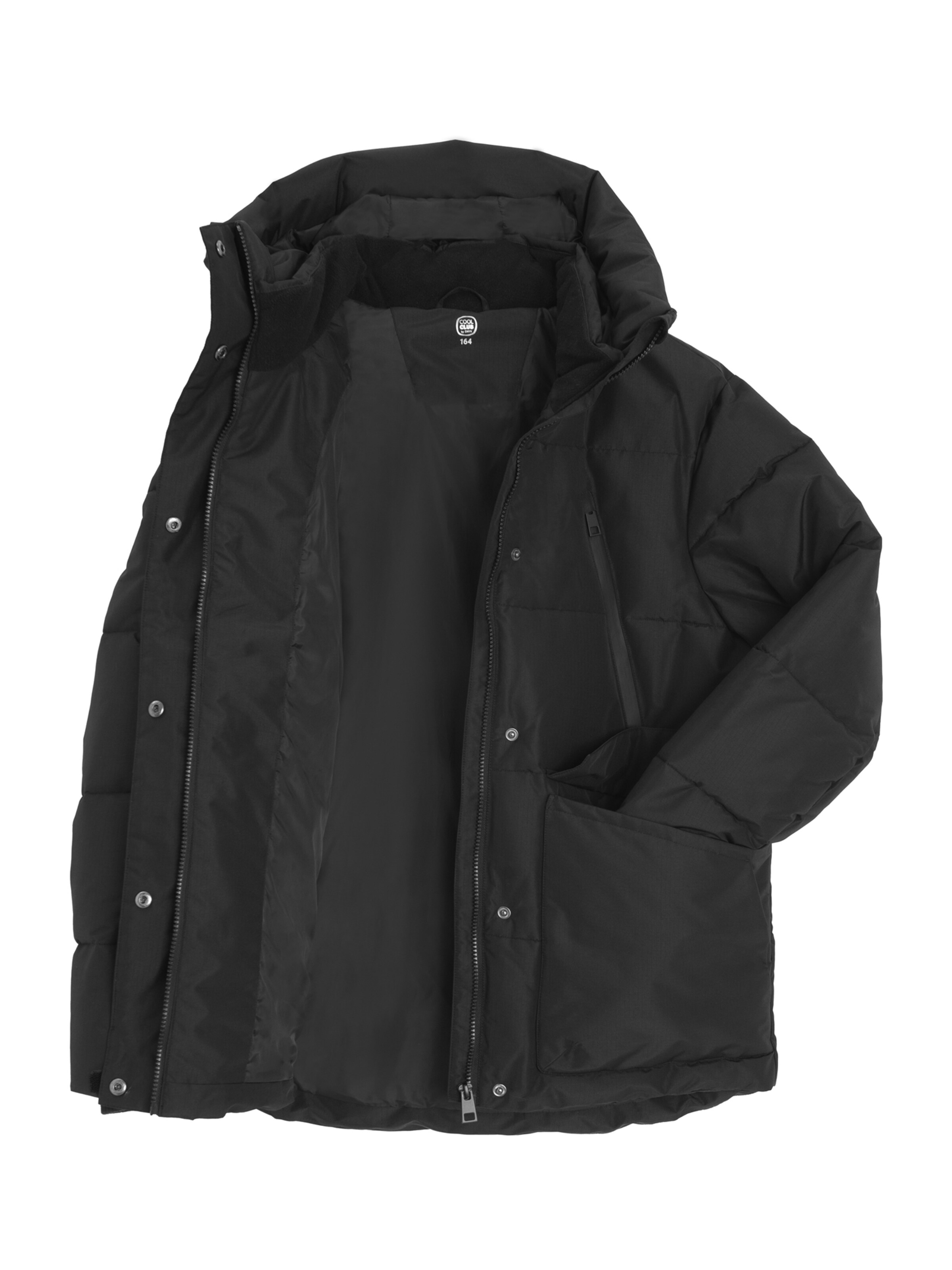 Cool Club Демисезонная куртка в Черный: спереди