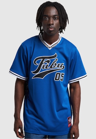 FUBU Shirt 'Varsity' in Blue: front