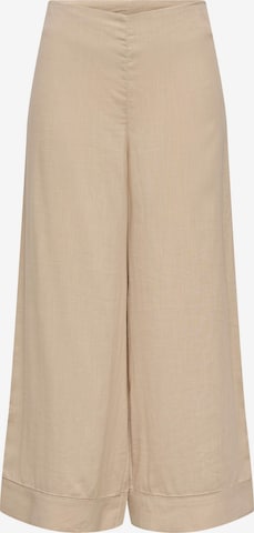 Wide Leg Pantalon ONLY en beige : devant