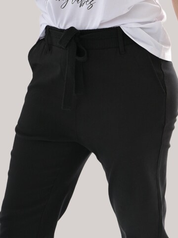 LEAFLETIC Regular Trousers 'Leafletic Women’s Long Length Trousers' in Black