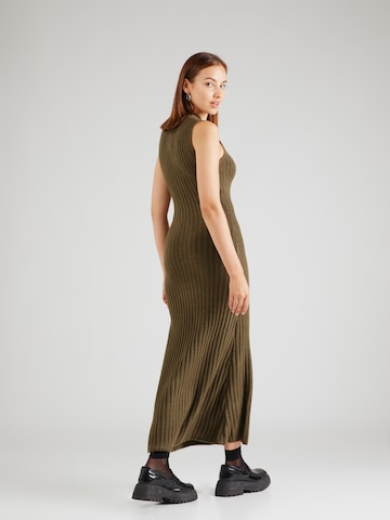 TOPSHOP Knitted dress in Green