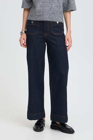 b.young Wide leg Jeans 'KOMMA' in Blauw: voorkant
