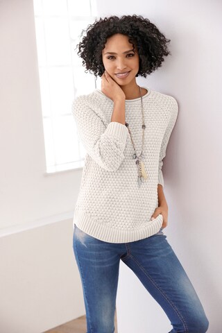 Pullover di heine in beige: frontale