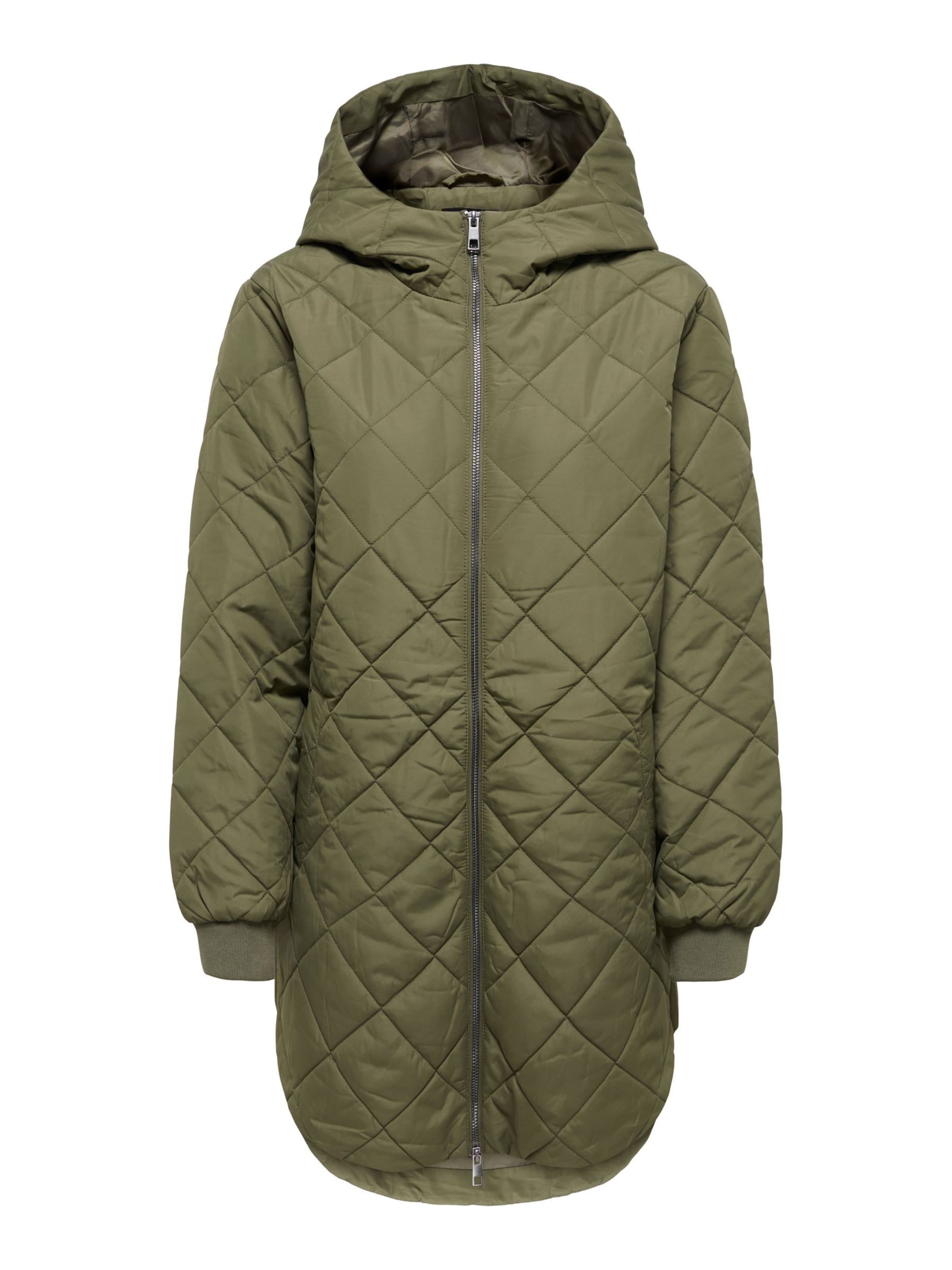 ONLY - Abrigo de entretiempo en verde: frente