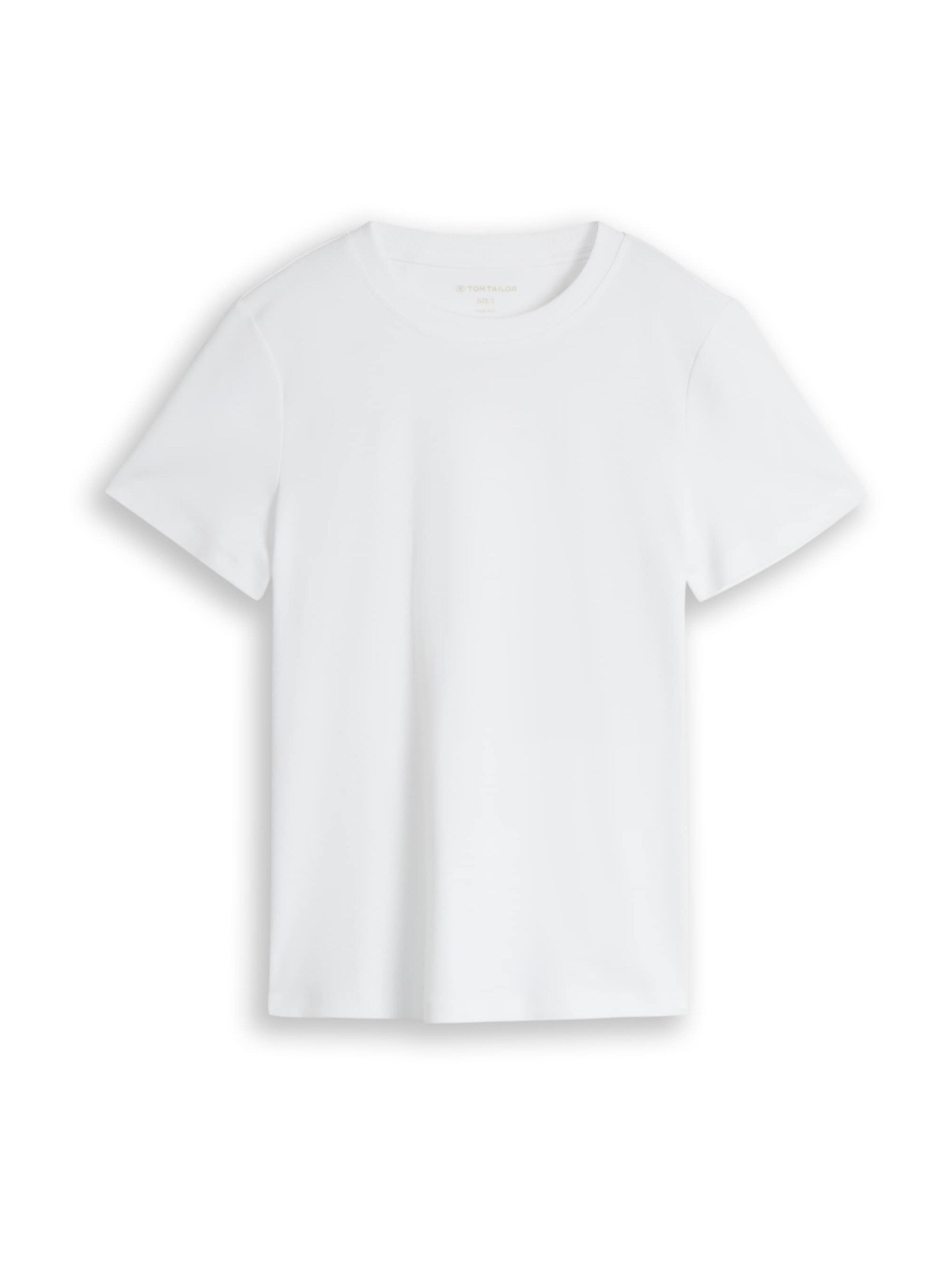 TOM TAILOR T-Shirt in Weiß: Vorderseite