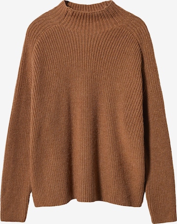 MANGO Sweater 'Joan' in Brown: front