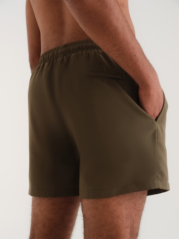 ABOUT YOU x Kevin Trapp Board Shorts 'Ibrahim' in Green