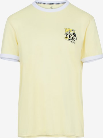 T-shirt 'RINGER' Volcom en jaune : devant