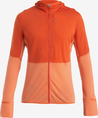 ICEBREAKER Funktionsfleecejacka '200 Realfleece Descender' i orange / röd, Produktvy