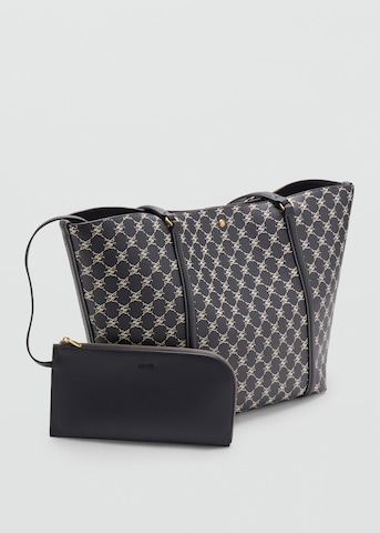 MANGO Shopper 'PORTA' - Modrá