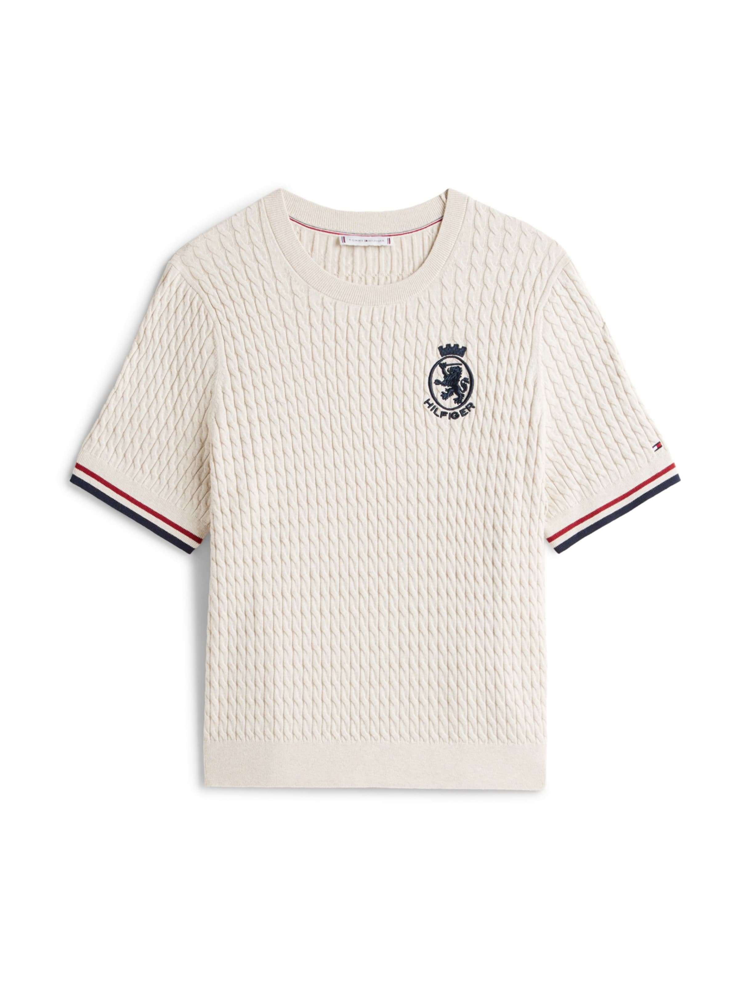 Tommy Hilfiger Curve Pulóver - bézs: elől