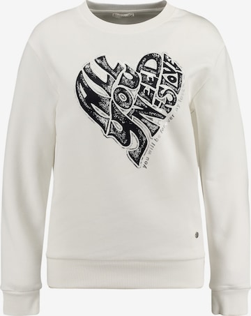 Key Largo Sweatshirt 'NEED' in Wit: voorkant