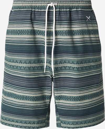 Iriedaily Housut 'Vintachi' värissä harmaa / grafiitti / smaragdi / kuusi, Tuotenäkymä