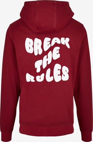 Sweat-shirt 'Break The Rules' Merchcode en rouge