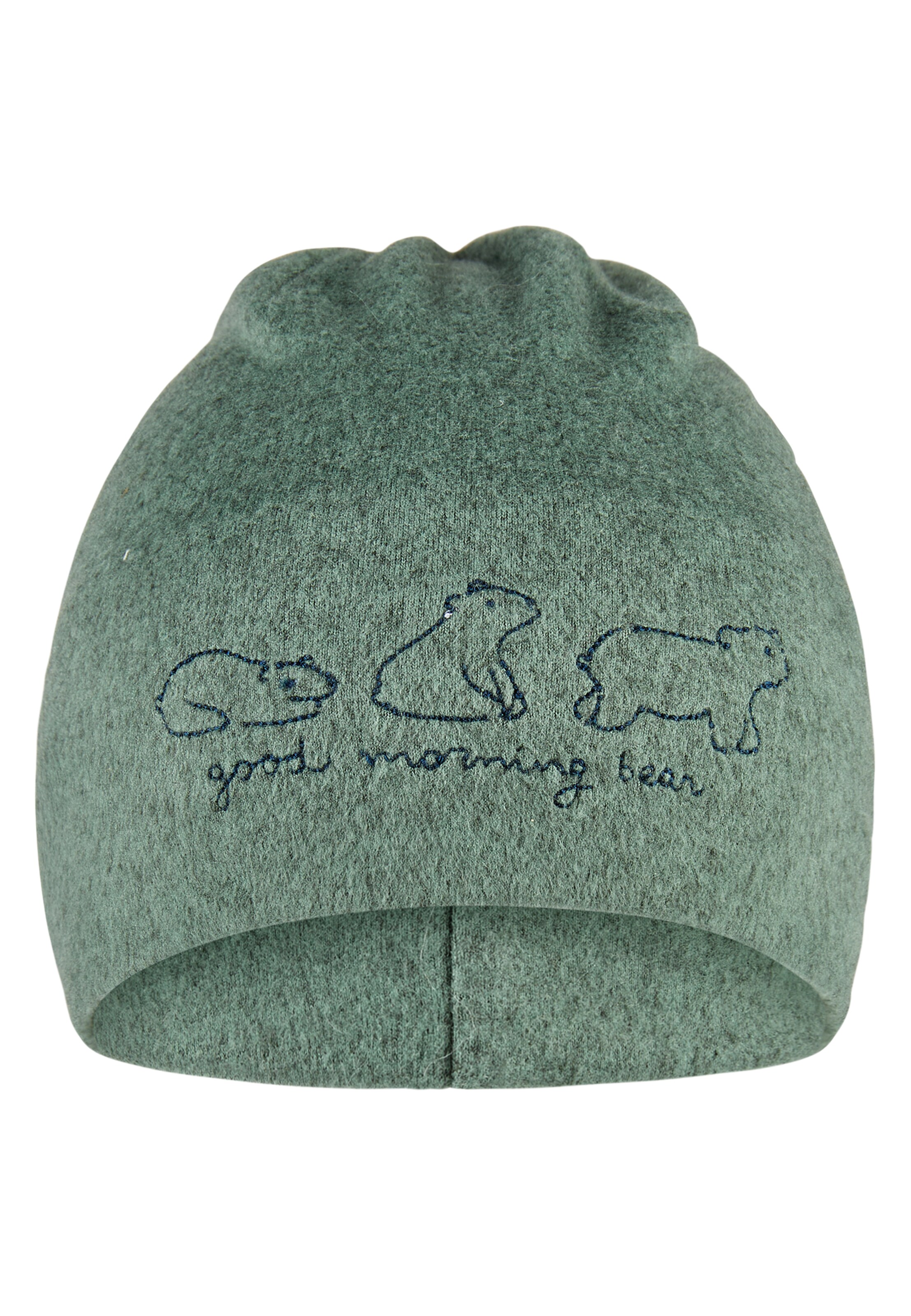 STERNTALER Beanie 'Eisbären' in Green