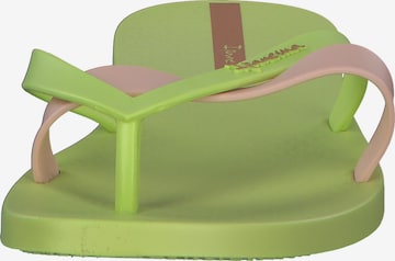 Ipanema T-Bar Sandals 'Kirei' in Green
