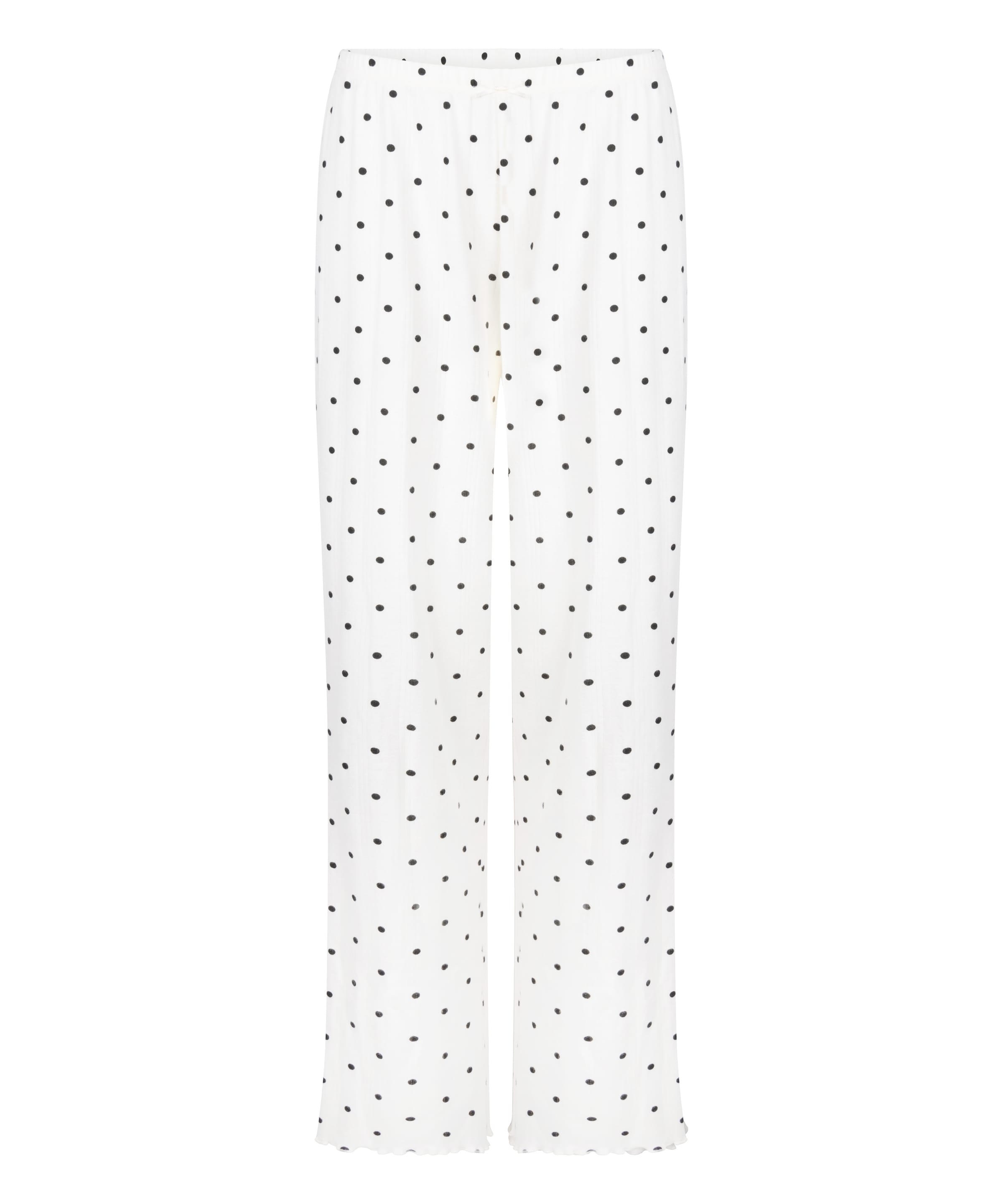 Hunkemöller Pyjamabroek in Wit: voorkant