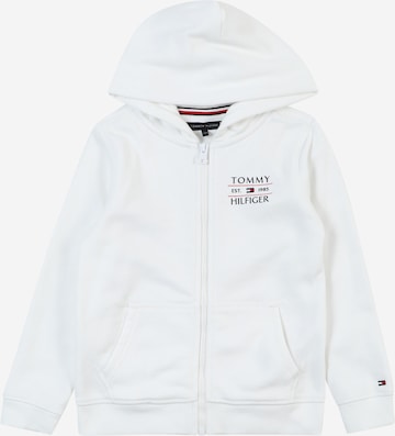 Hanorac de la TOMMY HILFIGER pe alb: față