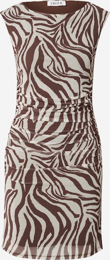 Vasarinė suknelė 'Kamila' iš EDITED, spalva – ruda / balta, Prekių apžvalga