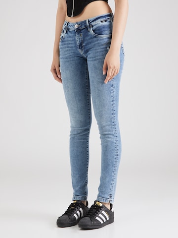 Skinny Jeans 'Adriana' de la Mavi pe albastru: față