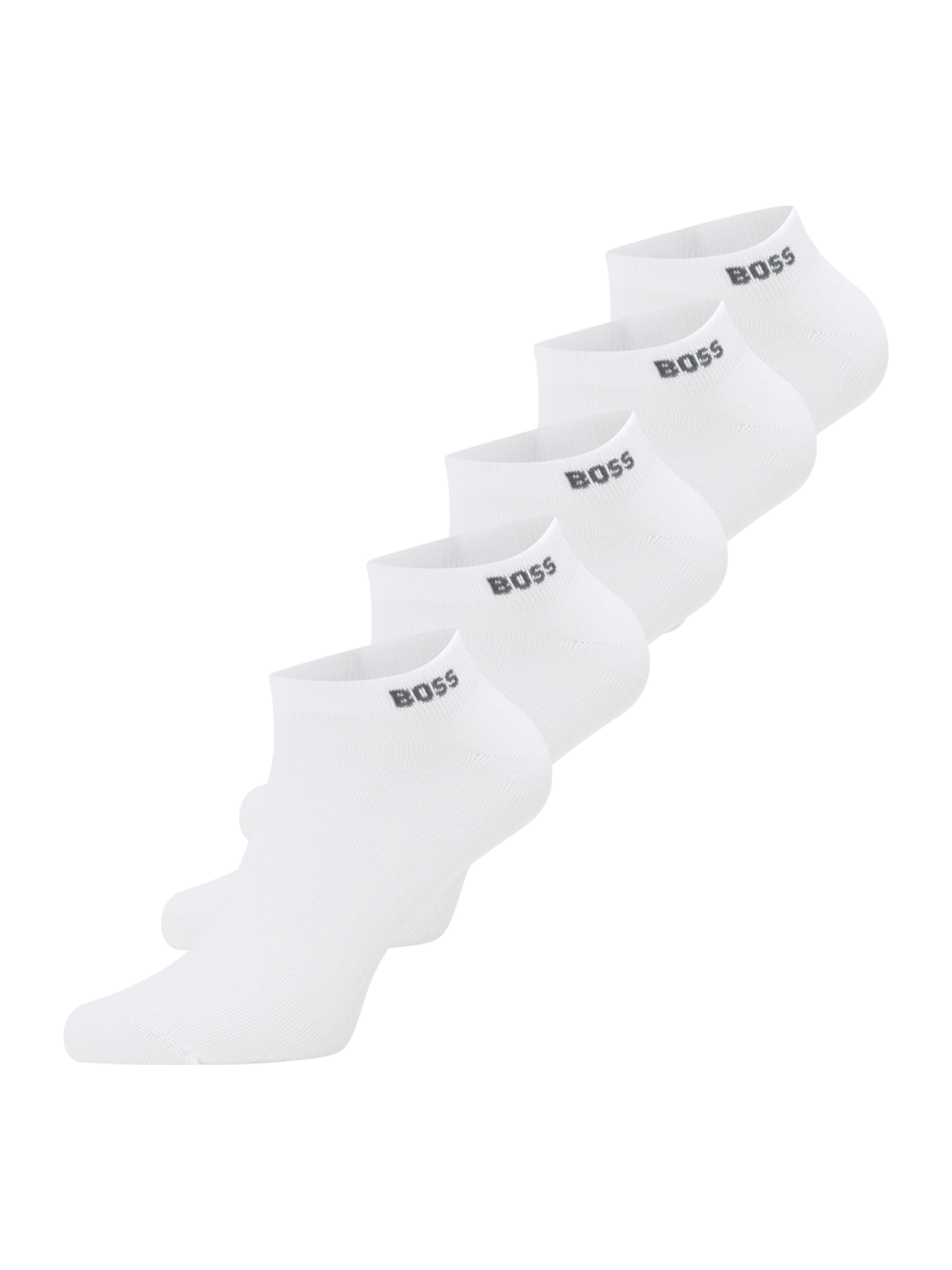 BOSS Socks in White: front