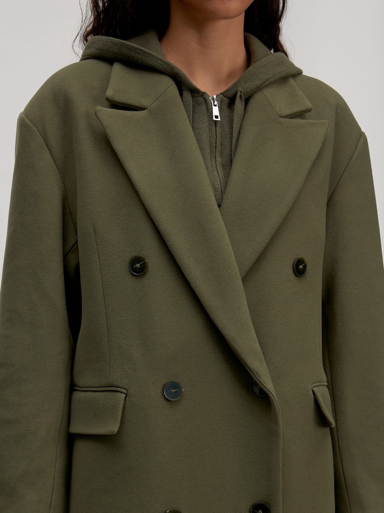 EDITED Cappotto di mezza stagione 'Leana' cachi