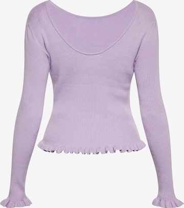 Pull-over faina en violet