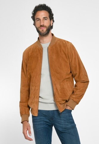 Louis Sayn Between-Season Jacket in Brown: front