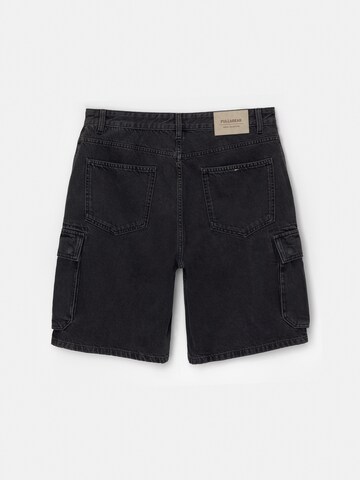 Pull&Bear Loose fit Cargo jeans in Black