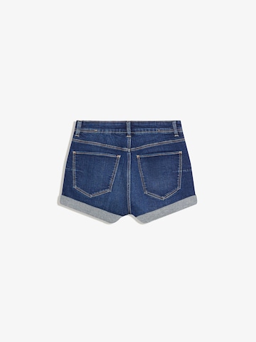 Slimfit Jeans de la Bershka pe albastru