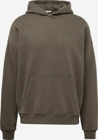 Sweat-shirt Abercrombie & Fitch en vert : devant