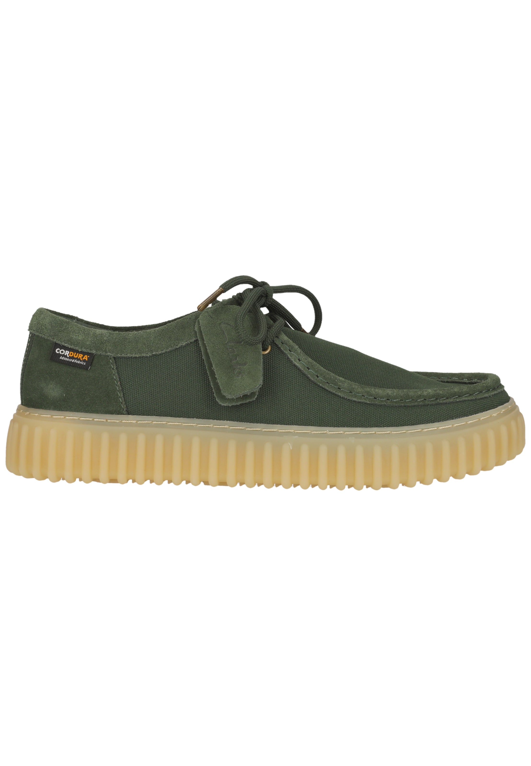 CLARKS Veterschoen 'Torhill' in Groen