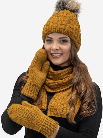 Vivisence Full Finger Gloves '7015R' in Yellow