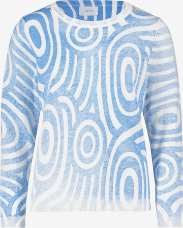 Cartoon Sweater in Blue: front