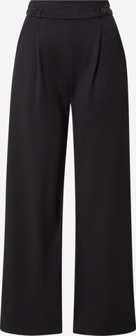 ABOUT YOU Pleat-front trousers 'Ingeborg' in Black: front