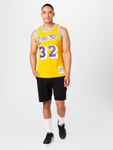 Mitchell & Ness Футболка 'Los Angeles' в Желтый