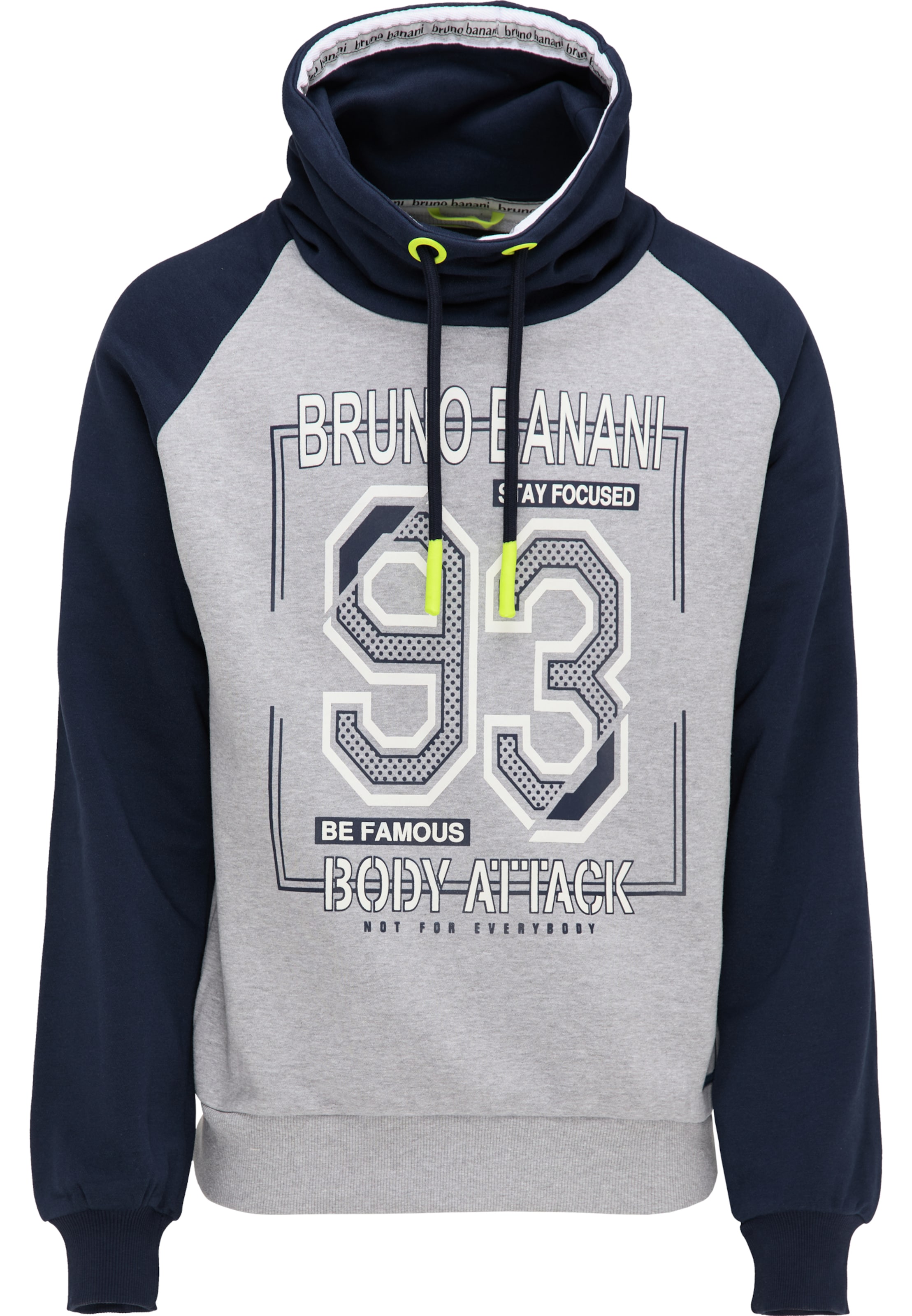 Bruno Banani Sweatshirt 'Freeman' in Blauw: voorkant